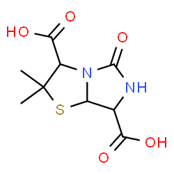 ChemSpider 2D Image | 8-Hydroxypenillic acid | C9H12N2O5S