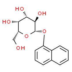 ChemSpider 2D Image | 1-NAPHTHYL B-D-GALACTOPYRANOSIDE | C16H18O6
