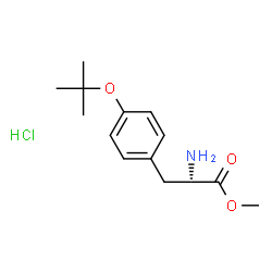 ChemSpider 2D Image | H-TYR(TBU)-OME HCL | C14H22ClNO3
