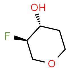 ChemSpider 2D Image | (3R,4R)-3-Fluorooxan-4-ol | C5H9FO2
