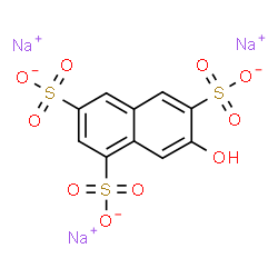ChemSpider 2D Image | Trisodium 7-hydroxy-1,3,6-naphthalenetrisulfonate | C10H5Na3O10S3