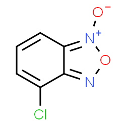 ChemSpider 2D Image | 4-Chloro-2,1,3-benzoxadiazole 1-oxide | C6H3ClN2O2