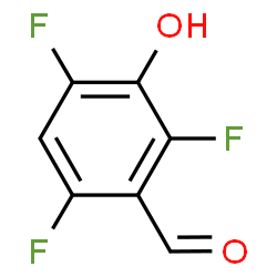 ChemSpider 2D Image | 2,4,6-Trifluoro-3-hydroxybenzaldehyde | C7H3F3O2