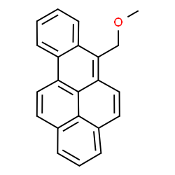 ChemSpider 2D Image | Benzo(a)pyrene, 6-(methoxymethyl)- | C22H16O