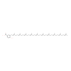 ChemSpider 2D Image | 3-decaprenyl-4-hydroxybenzoic acid | C57H86O3