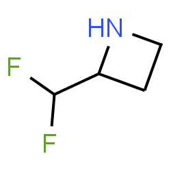 ChemSpider 2D Image | 2-(Difluoromethyl)azetidine | C4H7F2N