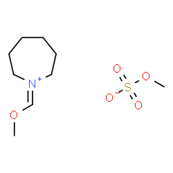 ChemSpider 2D Image | 1-(Methoxymethylene)azepanium methyl sulfate | C9H19NO5S