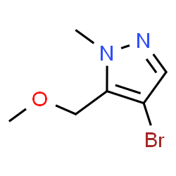 ChemSpider 2D Image | 4-BROMO-5-(METHOXYMETHYL)-1-METHYLPYRAZOLE | C6H9BrN2O