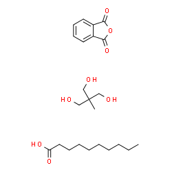 ChemSpider 2D Image | decanoic acid; 2-(hydroxymethyl)-2-methyl-propane-1,3-diol; isobenzofuran-1,3-dione | C23H36O8