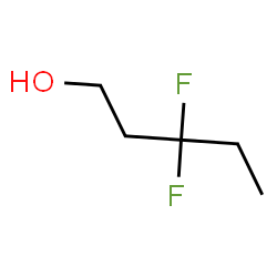 ChemSpider 2D Image | 3,3-Difluoro-1-pentanol | C5H10F2O