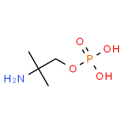 ChemSpider 2D Image | 2-Amino-2-methylpropyl dihydrogen phosphate | C4H12NO4P