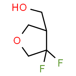 ChemSpider 2D Image | (4,4-difluorooxolan-3-yl)methanol | C5H8F2O2