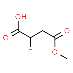 ChemSpider 2D Image | 2-Fluoro-4-methoxy-4-oxobutanoic acid | C5H7FO4