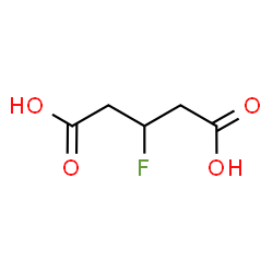 ChemSpider 2D Image | 3-Fluoropentanedioic acid | C5H7FO4