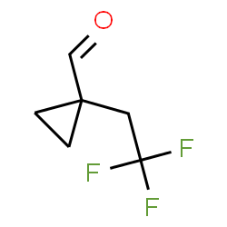 ChemSpider 2D Image | 1-(2,2,2-Trifluoroethyl)cyclopropanecarbaldehyde | C6H7F3O