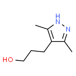 ChemSpider 2D Image | 3-(3,5-Dimethyl-1H-pyrazol-4-yl)-1-propanol | C8H14N2O