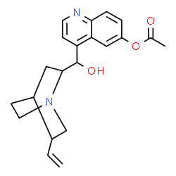 ChemSpider 2D Image | 9-Hydroxycinchonan-6'-yl acetate | C21H24N2O3
