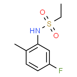 ChemSpider 2D Image | N-(5-Fluoro-2-methylphenyl)ethanesulfonamide | C9H12FNO2S