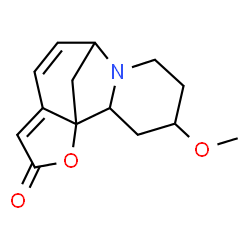 ChemSpider 2D Image | 4-Methoxy-14-oxa-7-azatetracyclo[6.6.1.0~1,11~.0~2,7~]pentadeca-9,11-dien-13-one | C14H17NO3