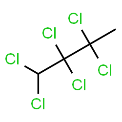 ChemSpider 2D Image | 1,1,2,2,3,3-Hexachlorobutane | C4H4Cl6