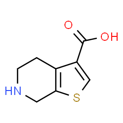 ChemSpider 2D Image | 4,5,6,7-Tetrahydrothieno[2,3-c]pyridine-3-carboxylic acid | C8H9NO2S