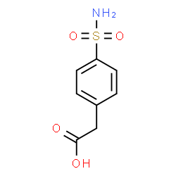 ChemSpider 2D Image | (4-Sulfamoylphenyl)acetic acid | C8H9NO4S