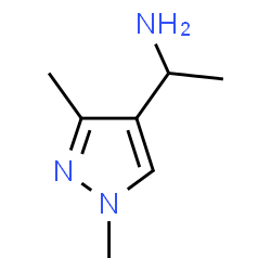 ChemSpider 2D Image | 1-(1,3-dimethylpyrazol-4-yl)ethanamine | C7H13N3