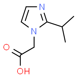 ChemSpider 2D Image | (2-ISOPROPYLIMIDAZOL-1-YL)ACETIC ACID | C8H12N2O2