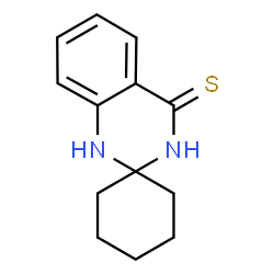 ChemSpider 2D Image | 1'H-Spiro[cyclohexane-1,2'-quinazoline]-4'(3'H)-thione | C13H16N2S