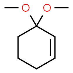 ChemSpider 2D Image | 3,3-Dimethoxycyclohexene | C8H14O2