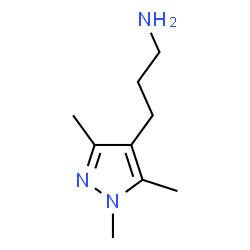 ChemSpider 2D Image | 3-(1,3,5-trimethylpyrazol-4-yl)propan-1-amine | C9H17N3