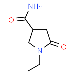 ChemSpider 2D Image | 1-Ethyl-2-pyrrolidinone-4-carboxamide | C7H12N2O2