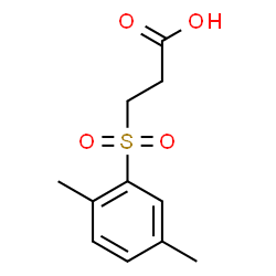 ChemSpider 2D Image | 3-(2,5-dimethylbenzenesulfonyl)propanoic acid | C11H14O4S
