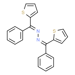 ChemSpider 2D Image | (1Z,2E)-Bis[phenyl(2-thienyl)methylene]hydrazine | C22H16N2S2