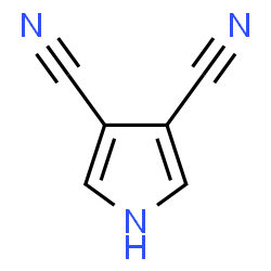 ChemSpider 2D Image | 1H-Pyrrole-3,4-dicarbonitrile | C6H3N3