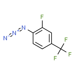 ChemSpider 2D Image | 1-Azido-2-fluoro-4-(trifluoromethyl)benzene | C7H3F4N3