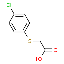 ChemSpider 2D Image | p-Chlorophenylthioacetic Acid | C8H7ClO2S