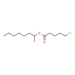 ChemSpider 2D Image | 2-Octanyl 5-chloropentanoate | C13H25ClO2