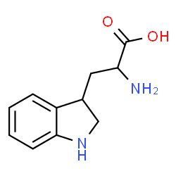 ChemSpider 2D Image | 3-(2,3-Dihydro-1H-indol-3-yl)alanine | C11H14N2O2