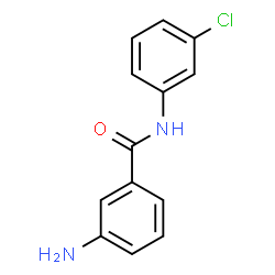 ChemSpider 2D Image | 3-Amino-N-(3-chlorophenyl)benzamide | C13H11ClN2O