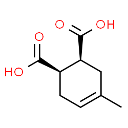 ChemSpider 2D Image | (1R,2S)-4-Methyl-4-cyclohexene-1,2-dicarboxylic acid | C9H12O4