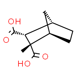 ChemSpider 2D Image | (1R,2S,3R,4S)-2-Methylbicyclo[2.2.1]heptane-2,3-dicarboxylic acid | C10H14O4