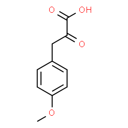 ChemSpider 2D Image | 3-(4-Methoxyphenyl)-2-oxopropanoic acid | C10H10O4