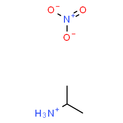 ChemSpider 2D Image | 2-Propanaminium nitrate | C3H10N2O3