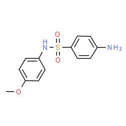 ChemSpider 2D Image | N1-(4-Methoxyphenyl)sulfanilamide | C13H14N2O3S