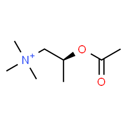 ChemSpider 2D Image | (2S)-2-Acetoxy-N,N,N-trimethyl-1-propanaminium | C8H18NO2