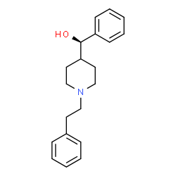 ChemSpider 2D Image | (R)-Phenyl[1-(2-phenylethyl)-4-piperidinyl]methanol | C20H25NO