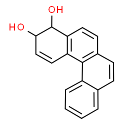 ChemSpider 2D Image | 3,4-Dihydrobenzo[c]phenanthrene-3,4-diol | C18H14O2