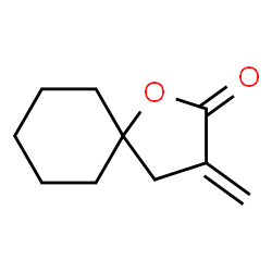 ChemSpider 2D Image | 3-Methylene-1-oxaspiro[4.5]decan-2-one | C10H14O2