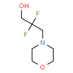ChemSpider 2D Image | 2,2-Difluoro-3-(4-morpholinyl)-1-propanol | C7H13F2NO2